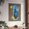 Great Blue Heron Graffiti - print - Image 2