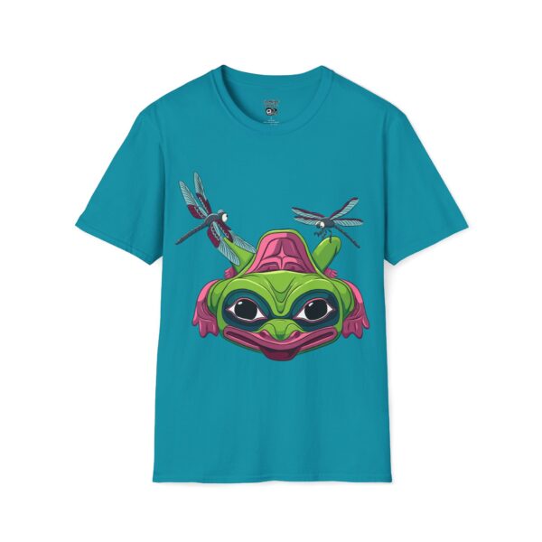 Tlingit Frog and Dragonflies - Men's T-Shirt