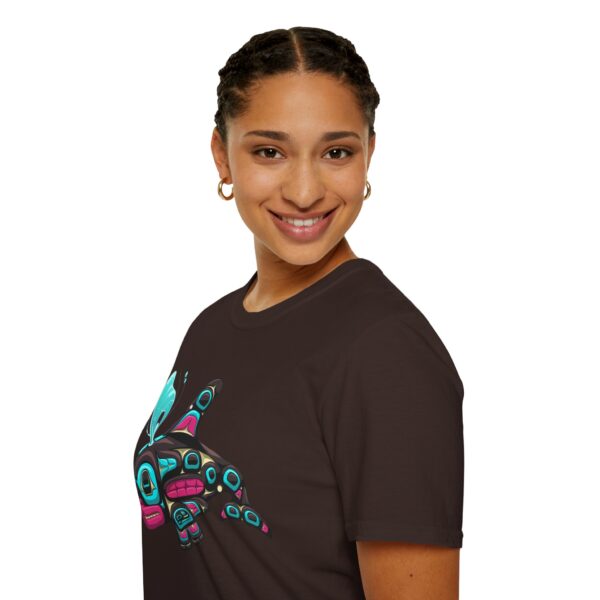 Tlingit Orca's First Journey - Men's T-Shirt - Image 45