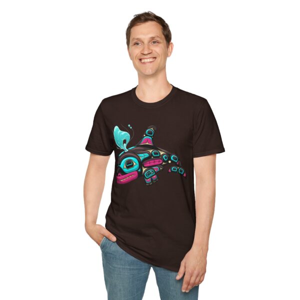 Tlingit Orca's First Journey - Men's T-Shirt - Image 43