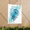 Jellyfish Cosmic Watercolor - print - Image 5