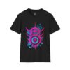 Viral Impact - Neon Unisex T-Shirt, Tlingit and Haida totem design by Native American artist Wéidaaká Yóodóohaa
