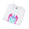 Auroral Embrace: Wolf Mother - Neon Unisex T-Shirt, Tlingit and Haida totem design by Alaskan Native artist Wéidaaká Yóodóohaa - Image 16