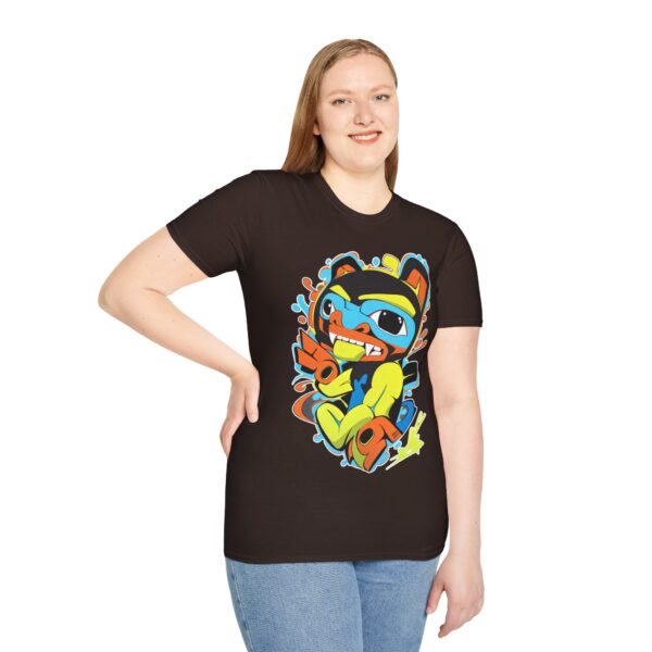 Tlingit Graffiti Bear - Men's T-Shirt - Image 53