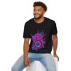 Viral Impact - Neon Unisex T-Shirt, Tlingit and Haida totem design by Native American artist Wéidaaká Yóodóohaa - Image 12