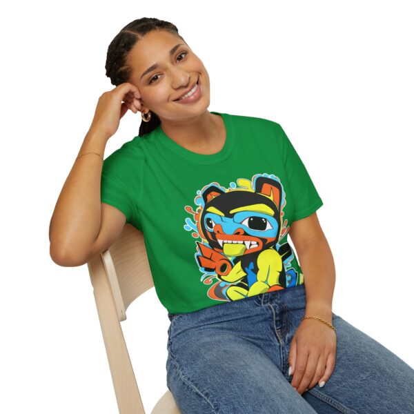 Tlingit Graffiti Bear - Men's T-Shirt - Image 70