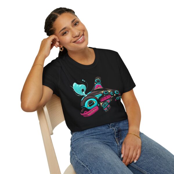 Tlingit Orca's First Journey - Men's T-Shirt - Image 34