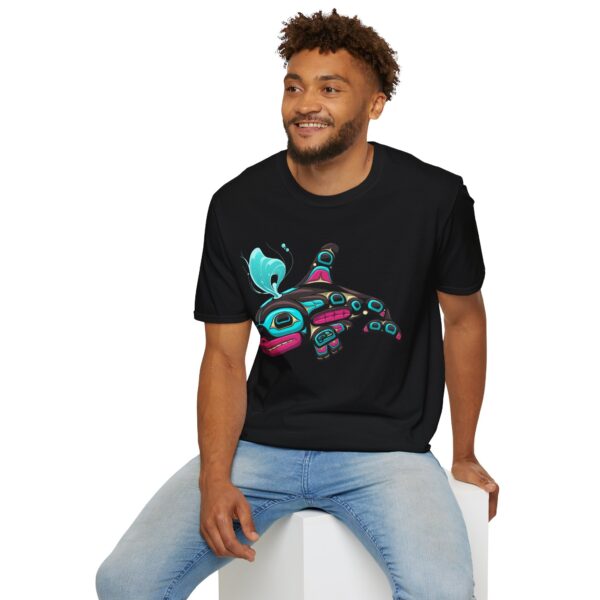 Tlingit Orca's First Journey - Men's T-Shirt - Image 36