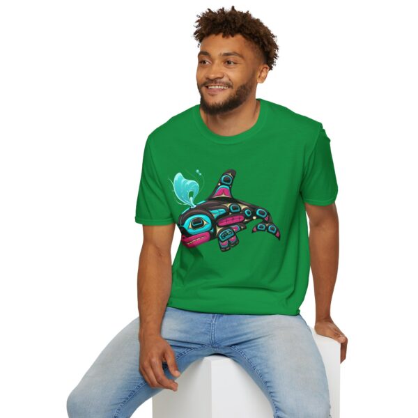 Tlingit Orca's First Journey - Men's T-Shirt - Image 60
