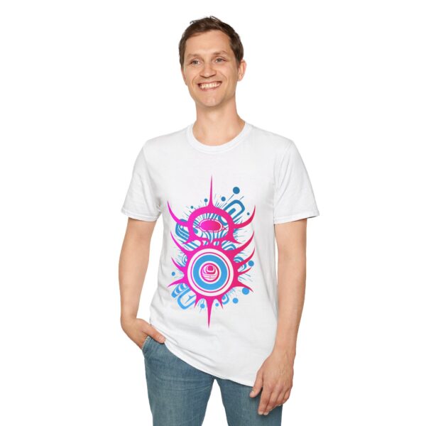 Viral Impact - Neon Unisex T-Shirt, Tlingit and Haida totem design by Native American artist Wéidaaká Yóodóohaa - Image 19