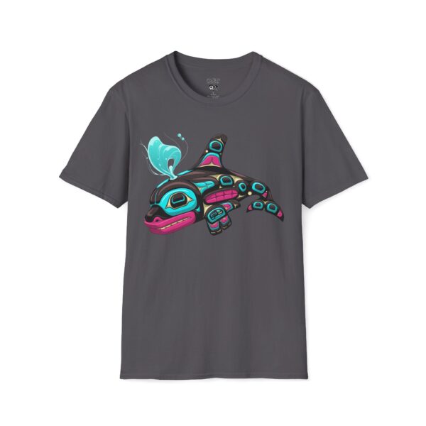 Tlingit Orca's First Journey - Men's T-Shirt - Image 61