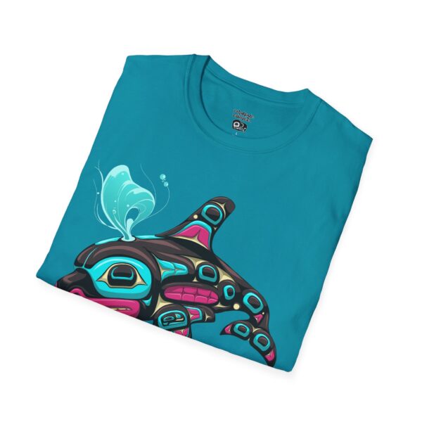Tlingit Orca's First Journey - Men's T-Shirt - Image 4