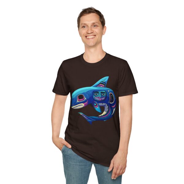 Tlingit Ancestral Shark - Men's T-Shirt - Image 43