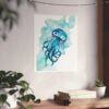 Jellyfish Cosmic Watercolor - print - Image 6