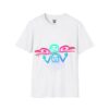 Raven Dancer - Neon Unisex T-Shirt, Tlingit and Haida totem design by Native American artist Wéidaaká Yóodóohaa - Image 13