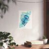 Jellyfish Cosmic Watercolor - print - Image 14