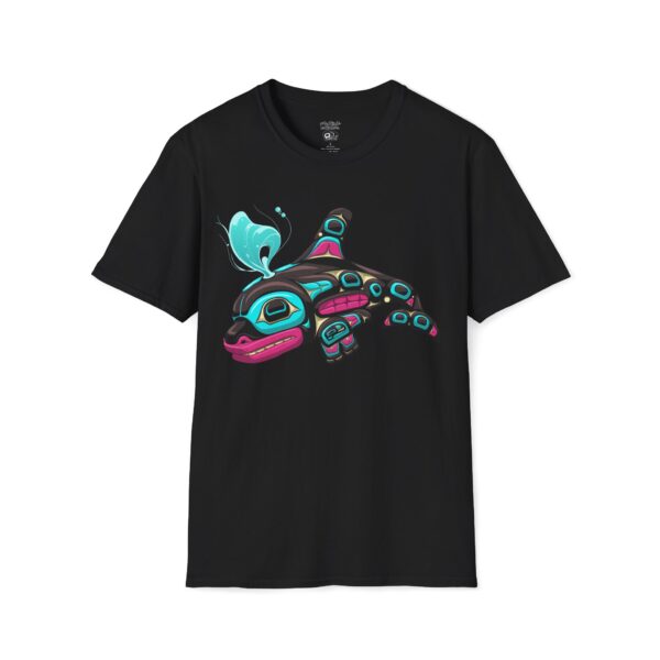 Tlingit Orca's First Journey - Men's T-Shirt - Image 25