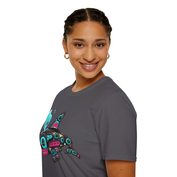 Tlingit Orca's First Journey - Men's T-Shirt - Image 69