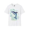 Orca Jumping watercolor - Men's T-Shirt