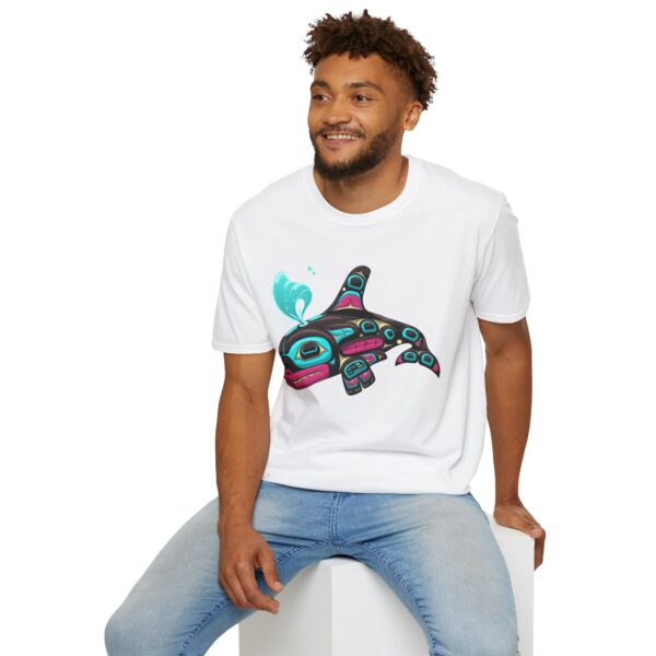 Tlingit Orca's First Journey - Men's T-Shirt - Image 24