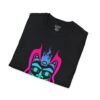 Auroral Embrace: Wolf Mother - Neon Unisex T-Shirt, Tlingit and Haida totem design by Alaskan Native artist Wéidaaká Yóodóohaa - Image 4