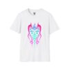 Auroral Embrace: Wolf Mother - Neon Unisex T-Shirt, Tlingit and Haida totem design by Alaskan Native artist Wéidaaká Yóodóohaa - Image 13