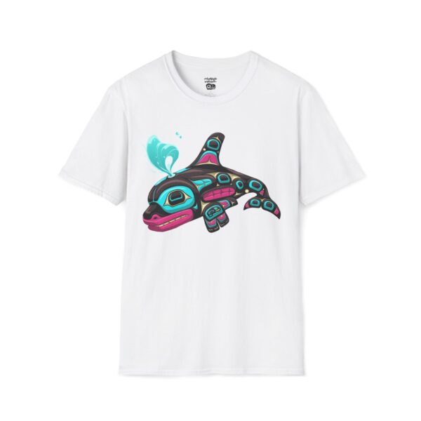 Tlingit Orca's First Journey - Men's T-Shirt - Image 13