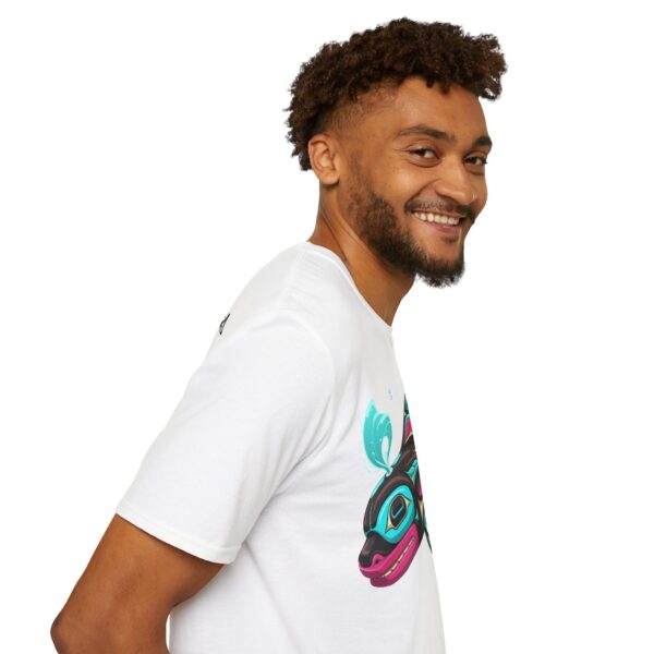Tlingit Orca's First Journey - Men's T-Shirt - Image 23