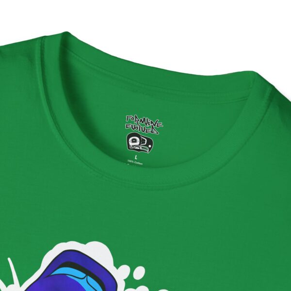 Tlingit Graffiti Raven - Men's T-Shirt - Image 63