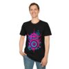 Viral Impact - Neon Unisex T-Shirt, Tlingit and Haida totem design by Native American artist Wéidaaká Yóodóohaa - Image 7