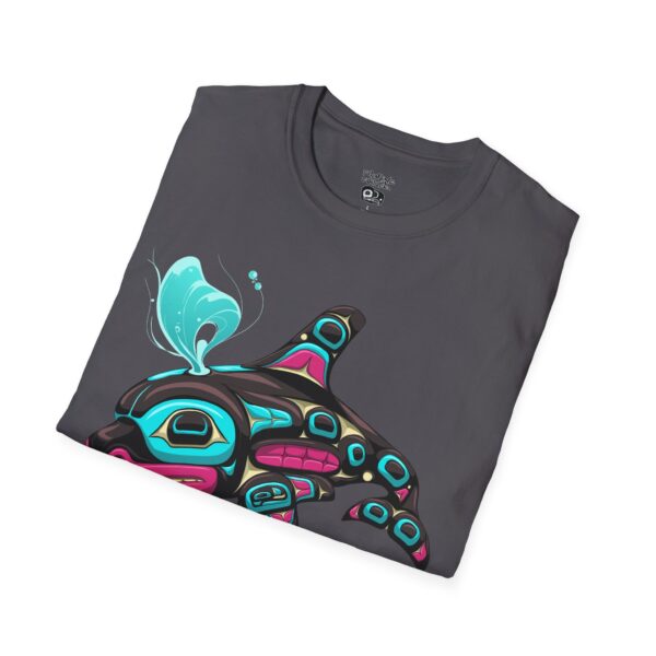 Tlingit Orca's First Journey - Men's T-Shirt - Image 64
