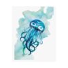 Jellyfish Cosmic Watercolor - print - Image 9