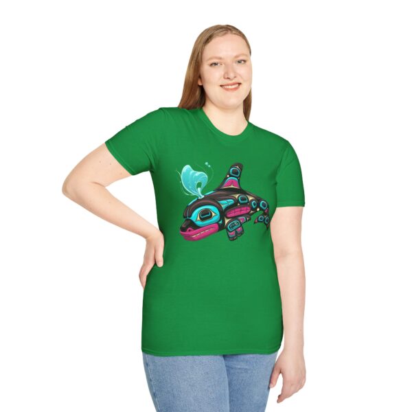 Tlingit Orca's First Journey - Men's T-Shirt - Image 53