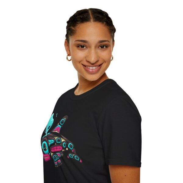 Tlingit Orca's First Journey - Men's T-Shirt - Image 33