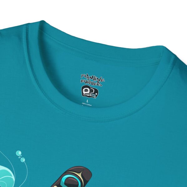 Tlingit Orca's First Journey - Men's T-Shirt - Image 3