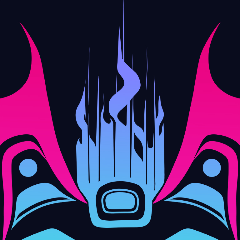 closeup of the aurora element above the forehead