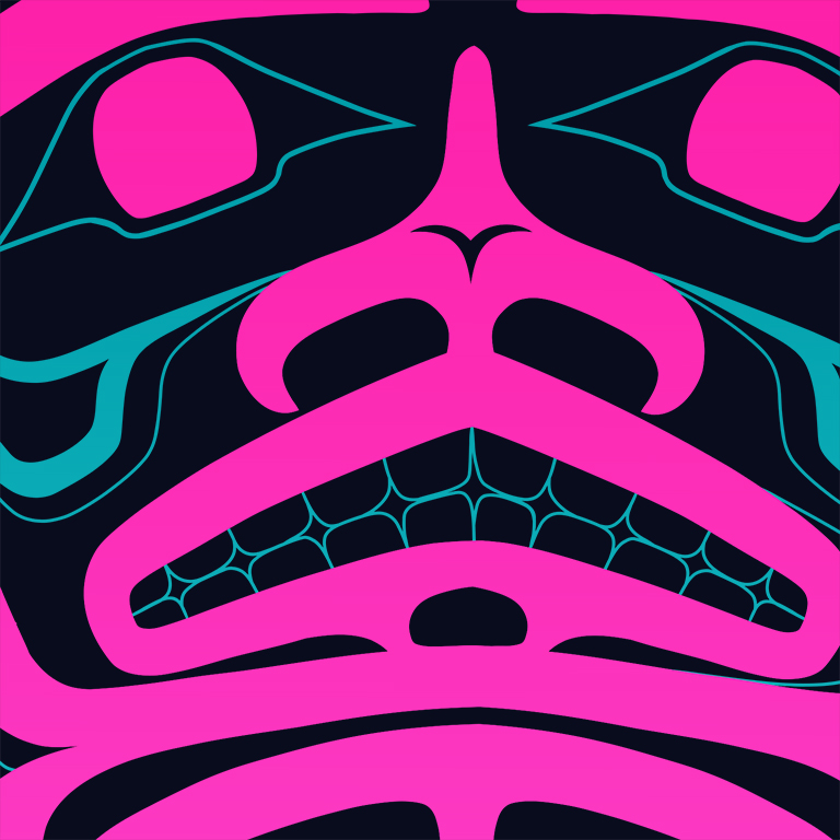 closeup of the Tlingit elder and her labret piercing