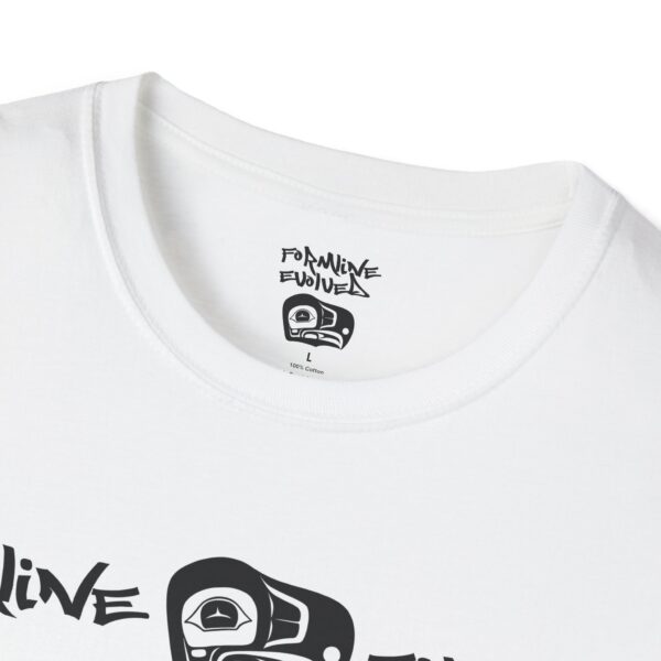 Formline Evolved Brand Eagle Reverse Graphic Tee - Unisex Softstyle T-Shirt - Image 3
