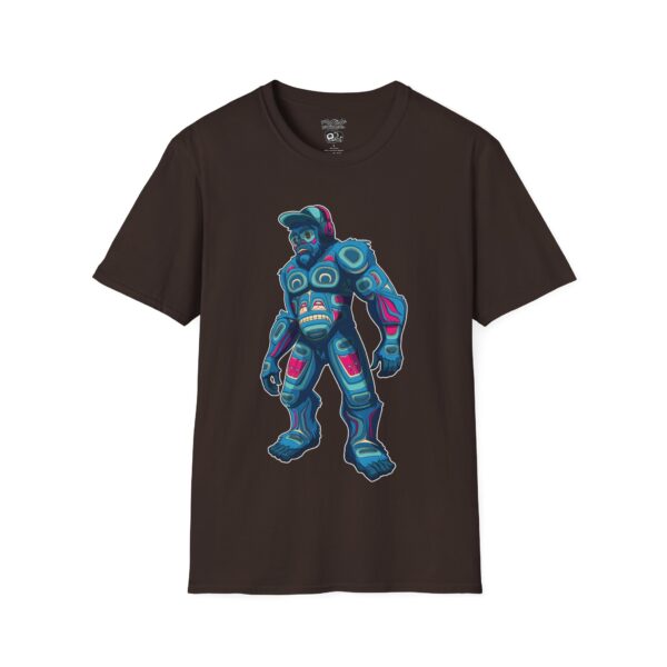 Tlingit Sasquatch "Urban Spirit" - Unisex Softstyle T-Shirt - Image 9