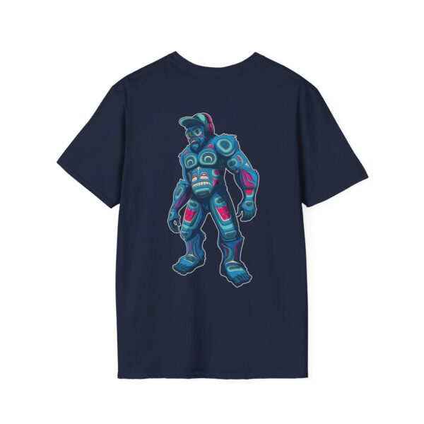 Tlingit Sasquatch "Urban Spirit" Reverse Graphic - Unisex Softstyle T-Shirt - Image 26