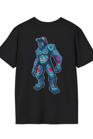 Tlingit Sasquatch "Urban Spirit" Reverse Graphic - Unisex Softstyle T-Shirt