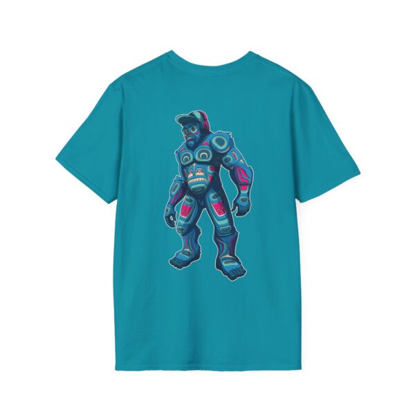 Tlingit Sasquatch "Urban Spirit" Reverse Graphic - Unisex Softstyle T-Shirt - Image 18