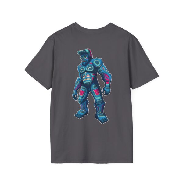 Tlingit Sasquatch "Urban Spirit" Reverse Graphic - Unisex Softstyle T-Shirt - Image 22