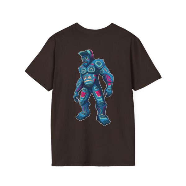 Tlingit Sasquatch "Urban Spirit" Reverse Graphic - Unisex Softstyle T-Shirt - Image 10
