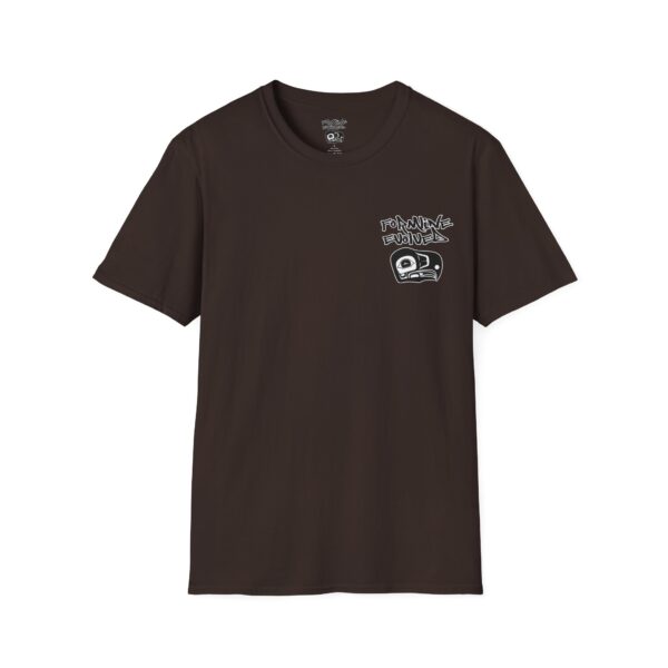 Tlingit Sasquatch "Urban Spirit" Reverse Graphic - Unisex Softstyle T-Shirt - Image 9
