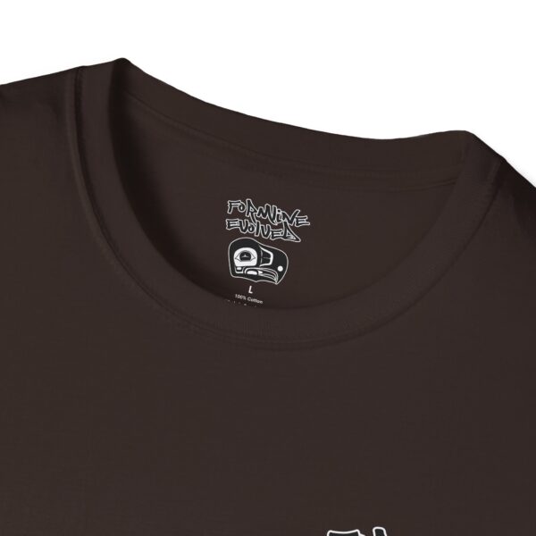 Tlingit Sasquatch "Urban Spirit" Reverse Graphic - Unisex Softstyle T-Shirt - Image 11