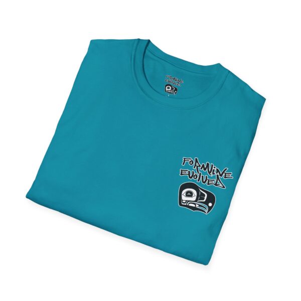 Tlingit Sasquatch "Urban Spirit" Reverse Graphic - Unisex Softstyle T-Shirt - Image 20