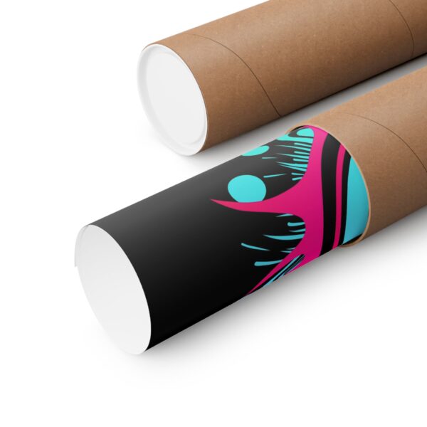 Neon Viral Impact print, Tlingit and Haida totem design by Native American artist Wéidaaká Yóodóohaa - Image 3
